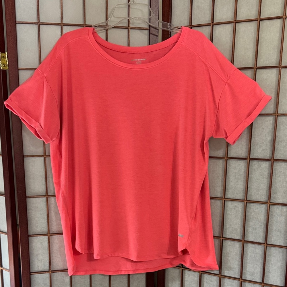 Amazon Essentials Coral Short Sleeve Tee PTP 25 inches.